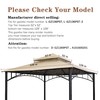 SCOCANOPY Replacement roof for Target Madaga Gazebo Model L-GZ136PST (Light