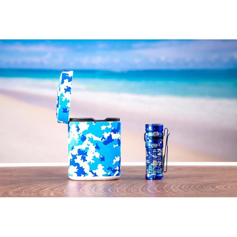 Olight Baton 3 Ocean Camouflage Premium, Portable Wireless Charger, 1200L,