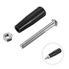 BOZONLI Clamping Handles Screw Knobs Handgrips, M8 Threaded Bakelite Carbon
