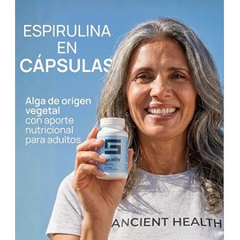 Espirulina en Cápsulas Pack de 3 Frascos 300 Unidades 600 Mg por Cápsula Alga Spirulina Platensis Suplemento Vegano sin Gluten Origen Vegetal 180 g Ru