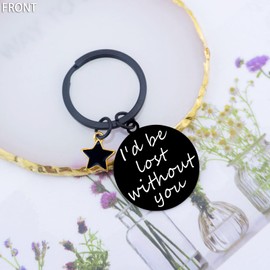 OEHEDOU Valentine's Day Gifts For Him Men Couples Compass Keychain For Him Friend Jewelry Birthday Gifts Anniversary Valentine's Day Gifts For Him Husband Boyfriend Exchange Gifts Ideas