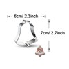 WDYJMALL Single Bell Shape Cookie Cutter for Christmas - C