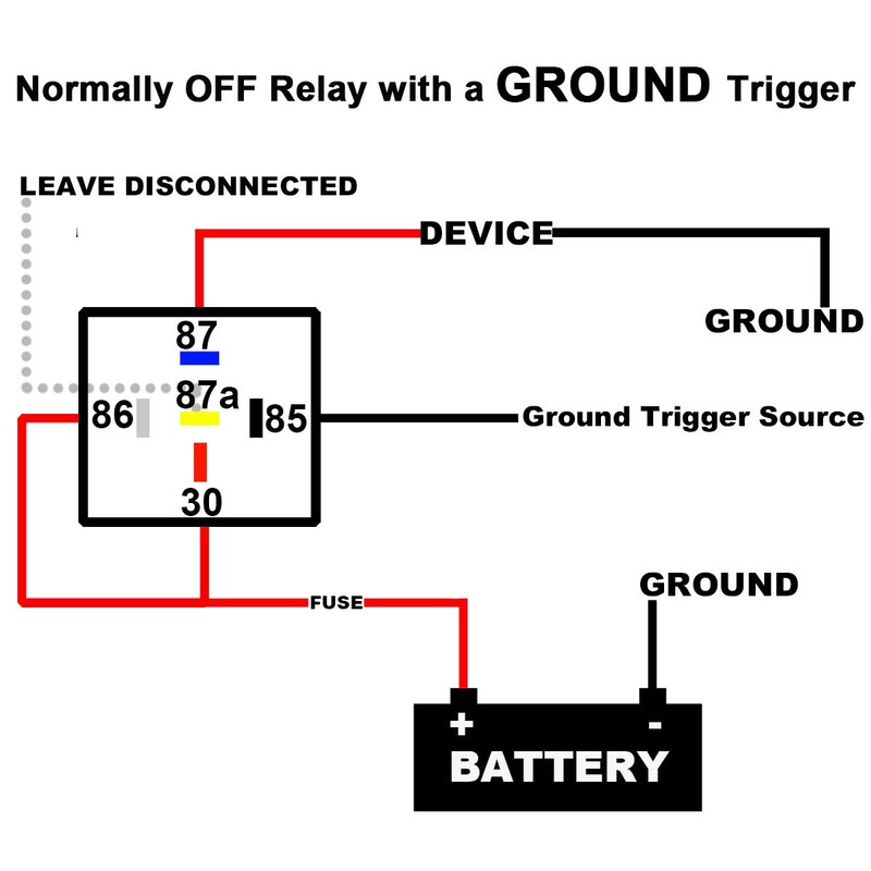 irhapsody 1 Pack 40/30 AMP 12V DC Waterproof Relay Kit