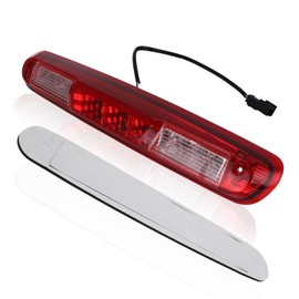 AFEISOL 25890530 LED Third High Mount Stop Light, Compatible with GMC Sierra Chevy Silverado 1500 2500 3500 2007-2014 LED 3rd Tail Brake Light Cargo Lamp (Red)