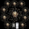Dreamworth 10 Pcs Total 1000 LED Firework Copper Wire Lights,