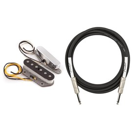 Fender Pure Vintage '64 Telecaster Pickups Bundle with Instrument Cable