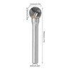 Single Cut Burr Ball Shape Carbide Rotary File Professional for