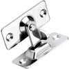 Litensh 90 Degree Door Lock Hasp Latch, Stainless Steel Right