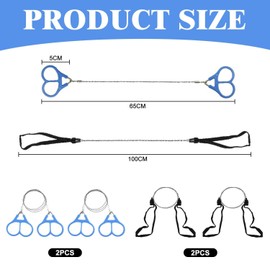 TVSVKWE 4 Pieces Stainless Steel Wire Saw, Cutting Tools, Portable Cutters, Outdoor Gear, Manual Cutting Tools.