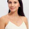 LuckyLy Collar para Mujer con Baño de Oro 14k, Cadena