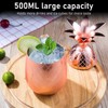 Cocktail Shaker Pineapple Shape Stainless Steel Polished Smooth Surface 500ml