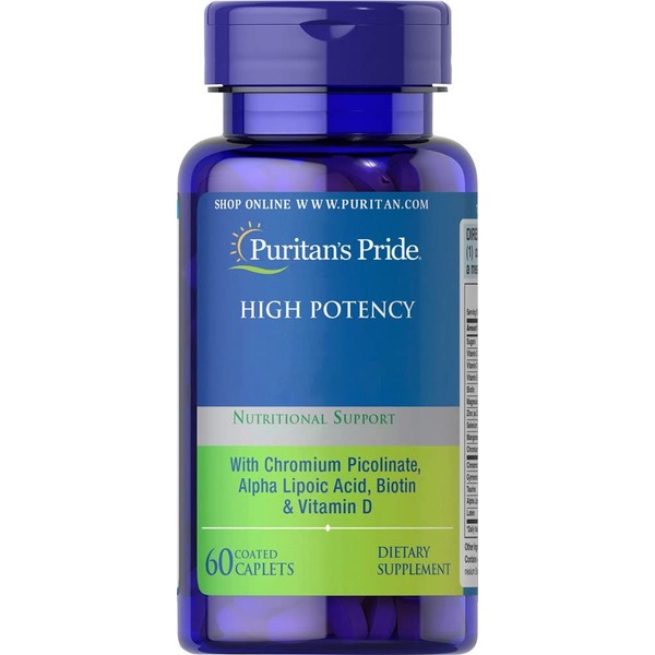 Puritan's Pride Diabetic Support Formula 60 Tablets