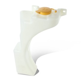 Auto Dynasty SU3014109 Factory Style Car Coolant Reservoir Overflow Bottle Tank with Cap Compatible with Subaru Impreza 1993-1998, Bare White