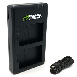 Wasabi Power USB Dual Battery Charger for Nikon EN-EL25, EN-EL25a Compatible with Nikon Z30, Z50, Z50 II, Zfc