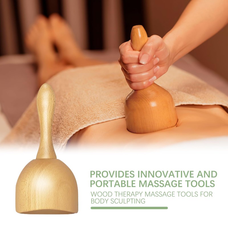 AICNLY 4 Pcs Wood Therapy Massage Tools for Body Shaping,