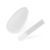 SYNTHORA Nano Glass Foot File Callus Remover 2PCS, Foot Scrubber