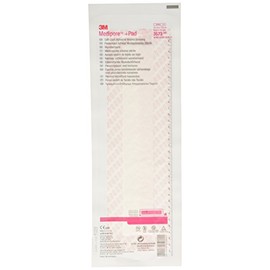 3M™ Medipore™ +Pad Soft Cloth Adhesive Wound Dressing, 3573, Dressing- 3-1/2 in x 13-3/4 in, Pad- 1-3/4 in x 11-3/4 in