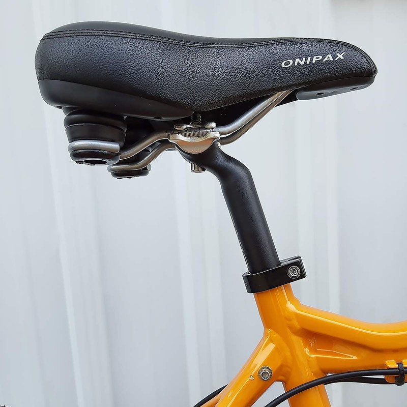 ONIPAX Bicycle Seat Post Clamp Aluminum Alloy 31.8MM/34.9MM Black (31.8mm)