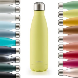 Blumtal Charles Thermos Flask, Leak-proof Stainless Steel, BPA-Free, Hours of Insulation of Hot and Cold Drinks, 750 ml, New Yellow - Yellow