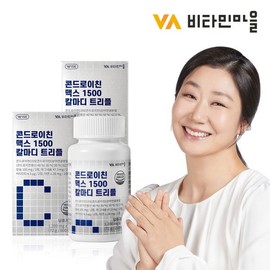 Vitamin Village Chondroitin Max 1500 Calcium Magnesium Zinc Vitamin D Triple Total 12