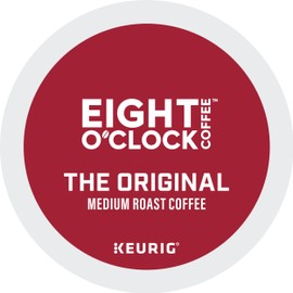 Eight O Clock, The Original, Single-Serve Keurig K-Cup Pods, Medium Roast Coffee, 120 Count (5 Boxes of 24 Pods)