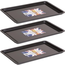 Wham Non-Stick Baking Tray (Set of 3 (32x23x1.5 cm)),F35