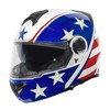 VCAN VX28 Full Face Modular Flip-Up Motorcycle Helmet ECE &