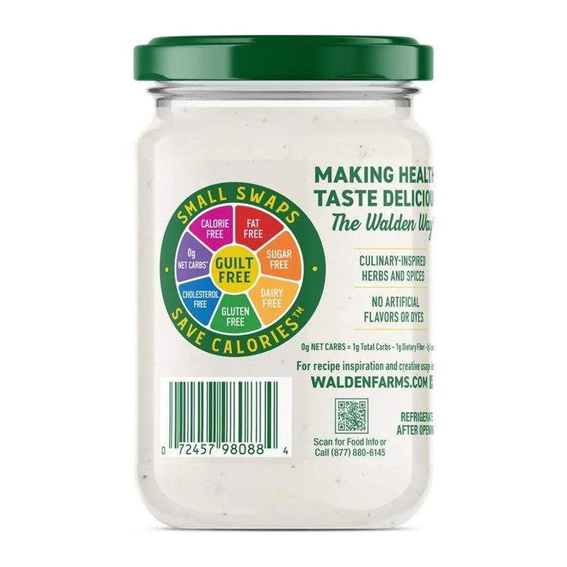 Walden Farms Sauce (12 Fl Oz (Pack of 6), Alfredo)