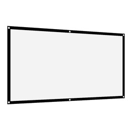 NO Screen Light, to Camp Outdoors, 16: 9 Thicken The Polyester Projection Screen for OpenAir Cinema (40 inches) (60 Inch) (72 Inch) (84 Inch)