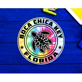 Boca Chica Key Florida Beach Sticker Decal 3" Vinyl