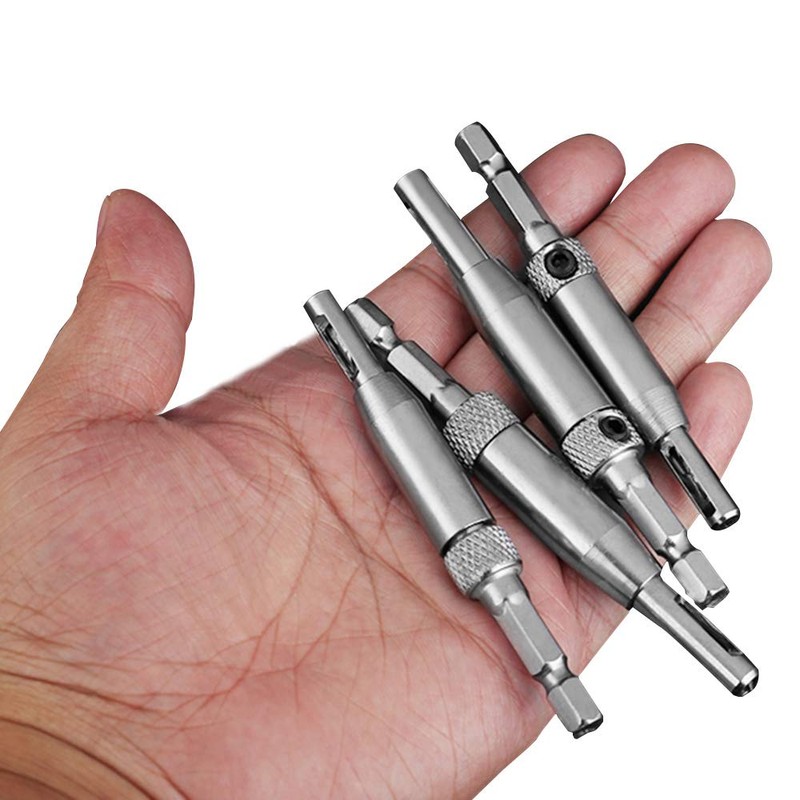21 pcs Center Drill Bit Set, AFUNTA Self Centering Hinge