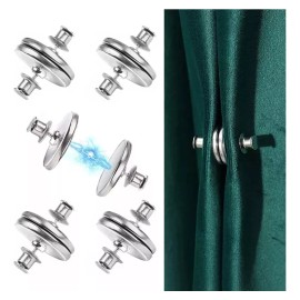 Veraly 10 Imanes Cortina Tachuela Botón Sujeción Cierre Magnético