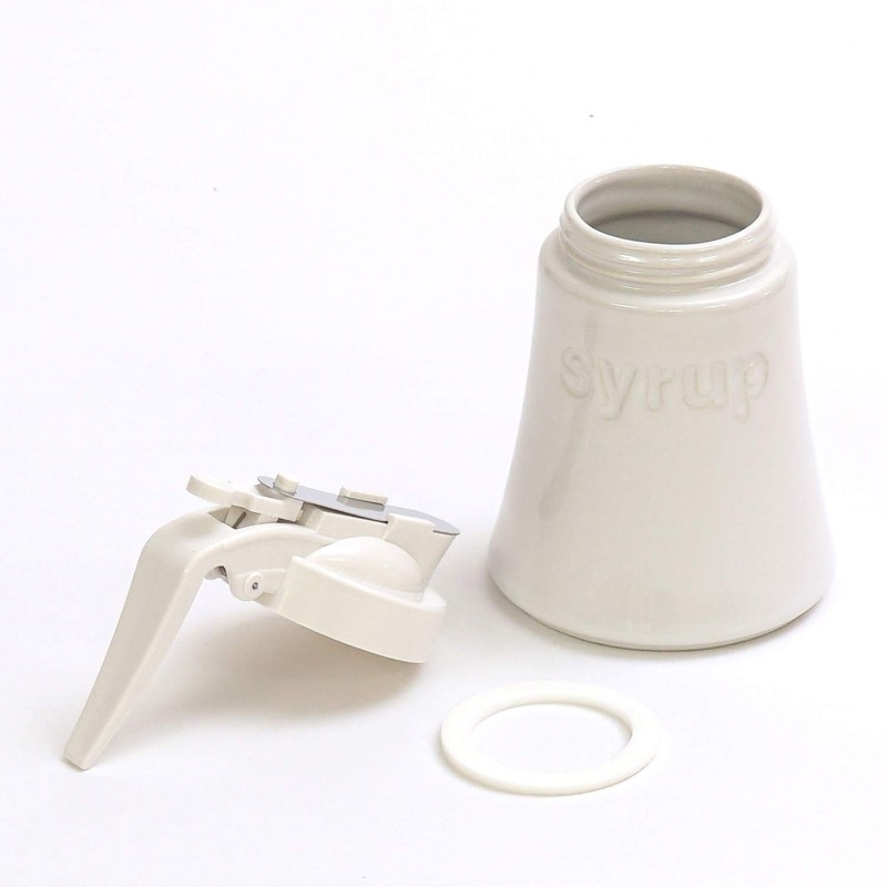 Zero Japan BRM-41 WH Syrup Pot, White, W3.9 x D3.5