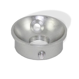Jack Cup, 7/8", Socket, Silver with Switchcraft Jack and Screws