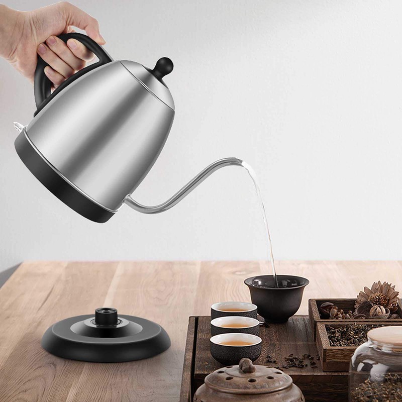 Stariver Electric Kettle Gooseneck Kettle, 1L Water Boiler, BPA-Free, Pour