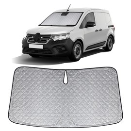 Opaltool Windscreen Cover Car Foldable Replacement for Renault Kangoo 2021-2025, Windscreen Sun Protection Car Windscreen Cover Inner Blocks UV Rays Sun Visor Protector