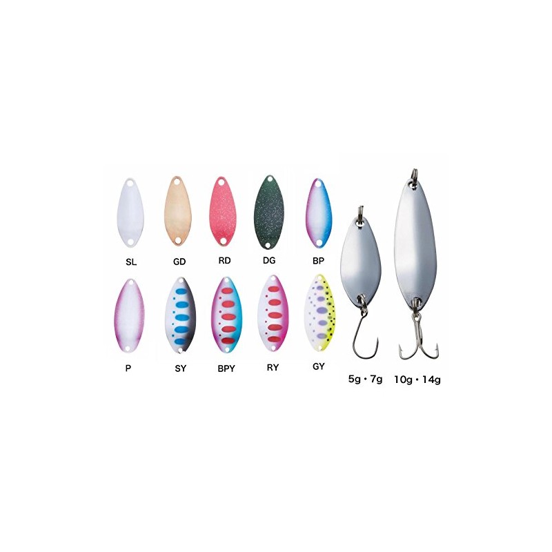 Cross Factor CLM004-5 Psycho Spoon 5G GD Lures