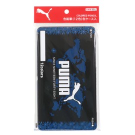 Kutsuwa Puma PM333 Colored Pencils, 12 Colors, Can Case Included