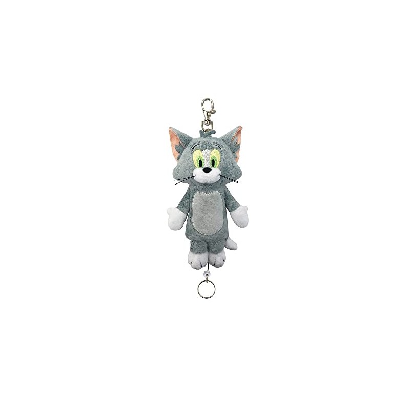 SK Japan Tom and Jerry Plush Reel Key Cover Tom