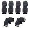 10pcs Pneumatic Connector Durable ABS Replaceable Practical Connecting Accessories for