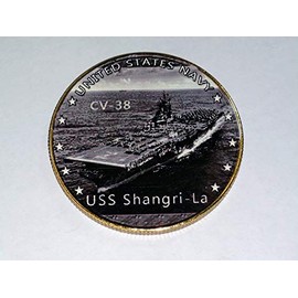 Navy USS Shangri-La CV-38 Military Challenge Honor Coin