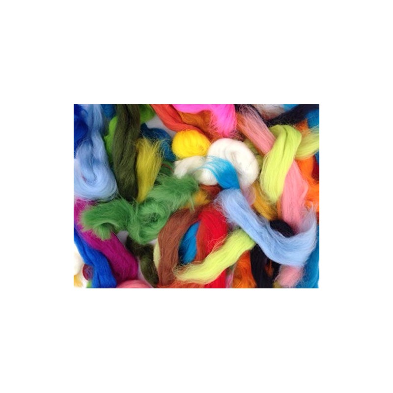 Assorted Wool roving Off-cuts
