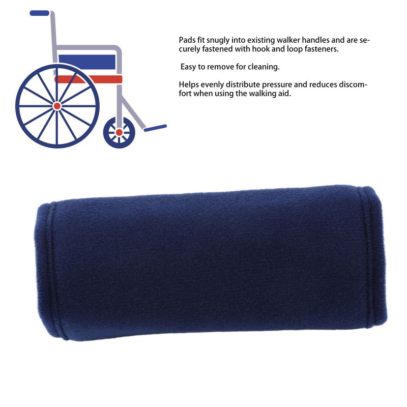 2pcs Walker Handle Pads Anti Slip Comfort Cushion Wheelchair Armrest