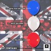 AKH® Red Blue White Union Jack Latex Balloons | Pack