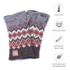 Pachamama Women Wool Hand Warmers Fleece Lined Handknitted Fair Isle