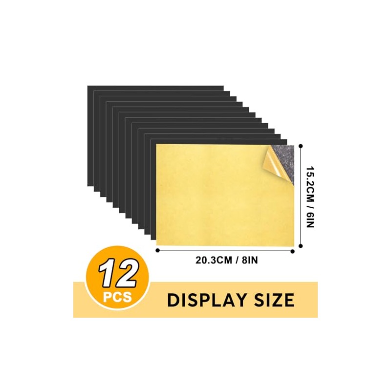 Towjug Each 6 × 8,12 Pack Magnet Paper for Picture