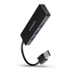 Axagon HUE-G1A hub & concentrateur USB 3.2 Gen 1 (3.1 Gen 1) Type-A 5000 Mbit/s Noir