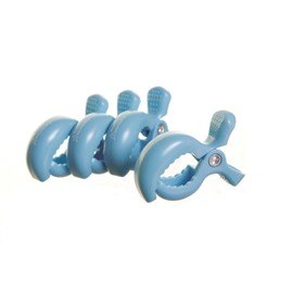 Dreambaby Clips para Carriola Strollerbuddy, color Gris, 4 piezas