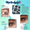 Obeyalash Cluster Wimpern Selbstklebend D Curl 8-14mm Fluffy Eyelashes Extensions
