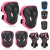 BURSUN Children's Knee Pads, Adjustable Knee Pads, Elbow Pads, Wrist